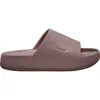 Nike Women's Calm Slides In Red Sepia/red Sepia