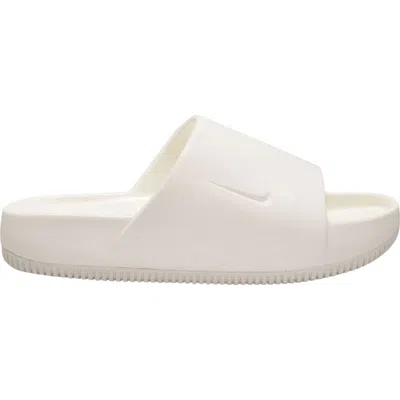 Nike Women's Calm Slide Sandals From Finish Line In Sail/sail