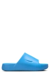 Nike Calm Slide Sandal In University Blue