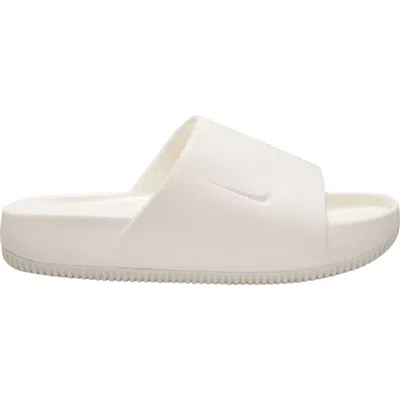 Nike Calm Slide Sandal In White