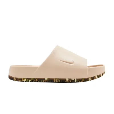 Pre-owned Nike Calm Slide 'sanddrift Camo Sole' | Cream | Men's Size 12