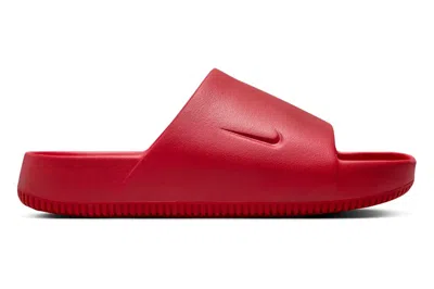 Pre-owned Nike Calm Slide University Red In University Red/university Red