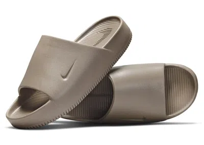 Pre-owned Nike Calm Slide (women's) Sneakers In Mink Brown