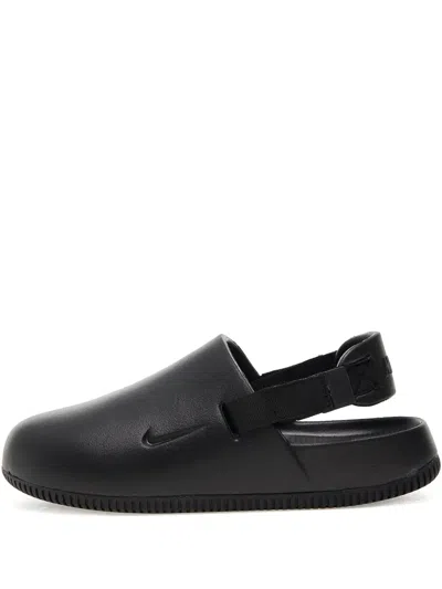 Nike Calm Slingback Mules In Black
