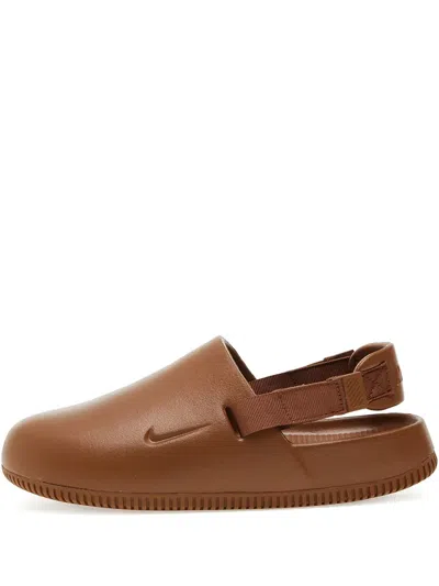 Nike Calm Strap Shoes In Brown
