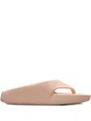 Nike Calm T-strap Slip-on Slides In Pink