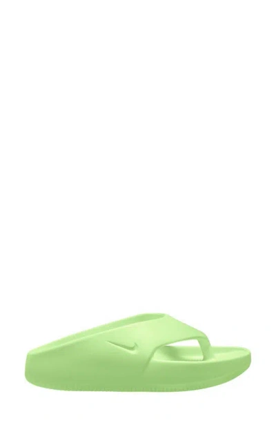 Nike Calm Water Friendly Flip Flop In Barely Volt/ Barely Volt
