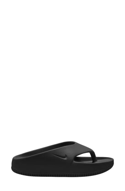 Nike Calm Water Friendly Flip Flop In Black/ Black