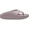 Nike Calm Water Friendly Flip Flop In Violet/platinum