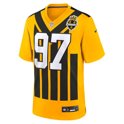 Nike Cameron Heyward Gold Pittsburgh Steelers Alternate 1933 Throwback Game Jersey In Yellow
