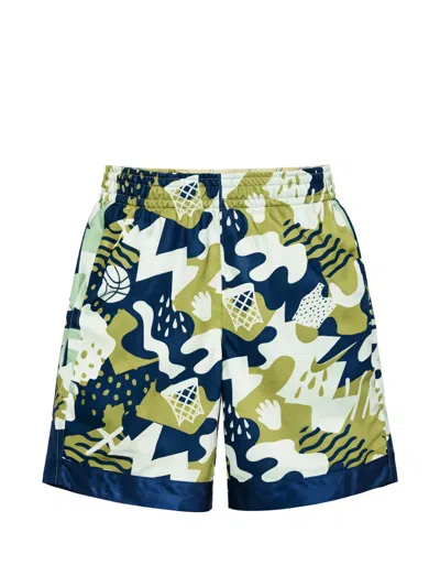 Nike Kids' Camo Basketball Shorts In Multi