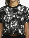 Nike Camouflage-print Short-sleeve T-shirt In Multi