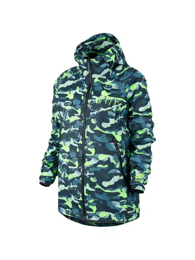 Nike Camouflage Windrunner Jacket In Green