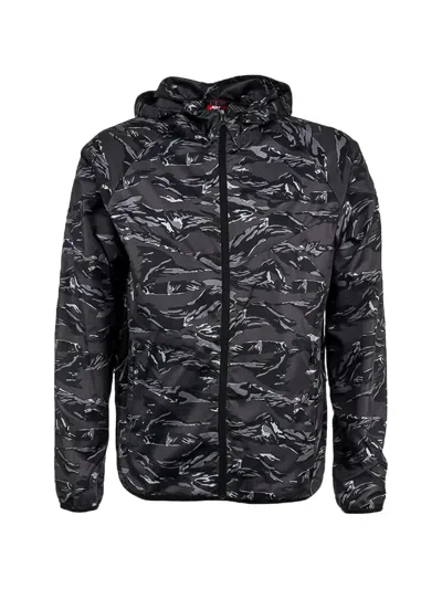 Nike Camouflage-print Jacket In Black