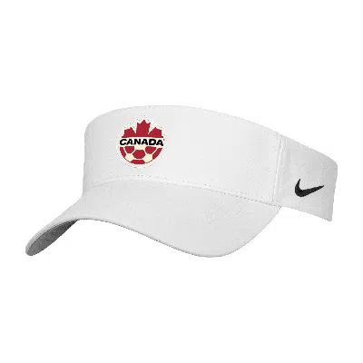 Nike Canada  Unisex Soccer Visor In White