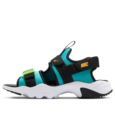 Nike Canyon Black Blue White Sandals 'oracle Aqua Laser Orange Black' In Multi