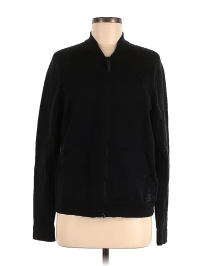 Pre-owned Nike Cardigan Sweater In Black