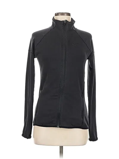 Pre-owned Nike Cardigan Sweater In Black