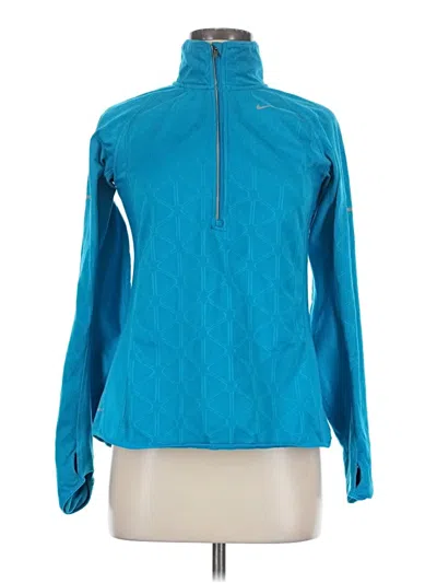 Pre-owned Nike Cardigan Sweater In Blue