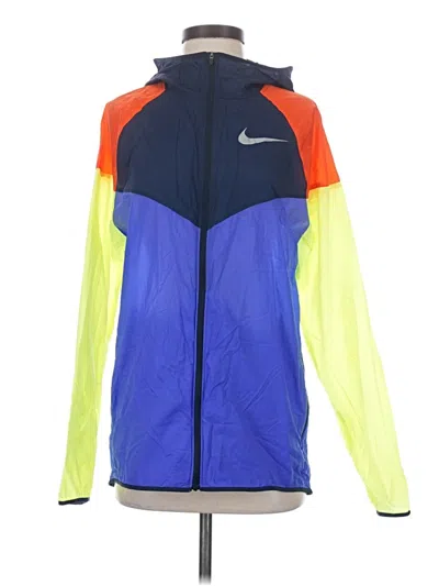 Pre-owned Nike Cardigan Sweater In Blue