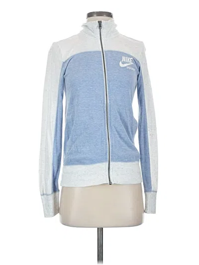 Pre-owned Nike Cardigan Sweater In Blue