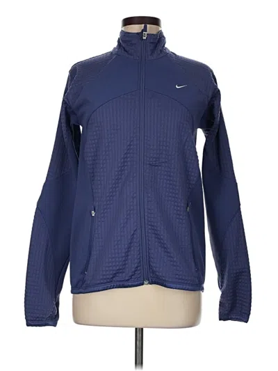 Pre-owned Nike Cardigan Sweater In Blue