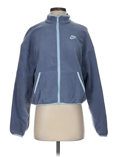 Pre-owned Nike Cardigan Sweater In Blue