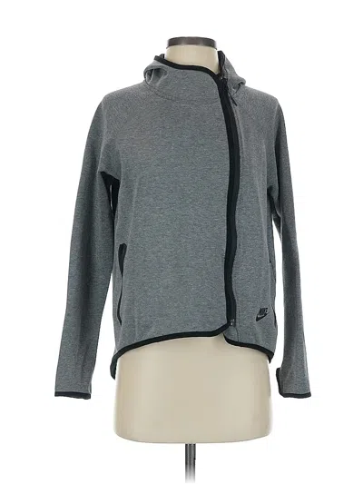 Pre-owned Nike Cardigan Sweater In Gray