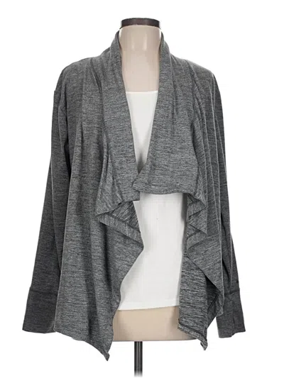 Pre-owned Nike Cardigan Sweater In Gray