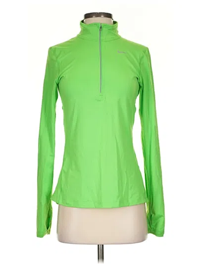 Pre-owned Nike Cardigan Sweater In Green