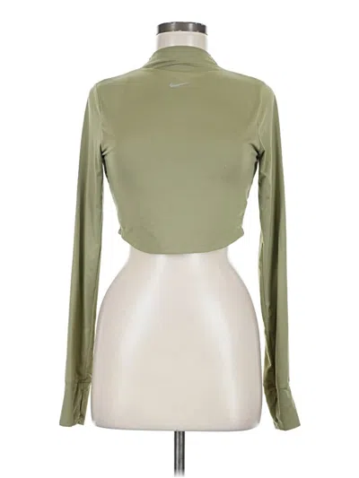 Pre-owned Nike Cardigan Sweater In Green