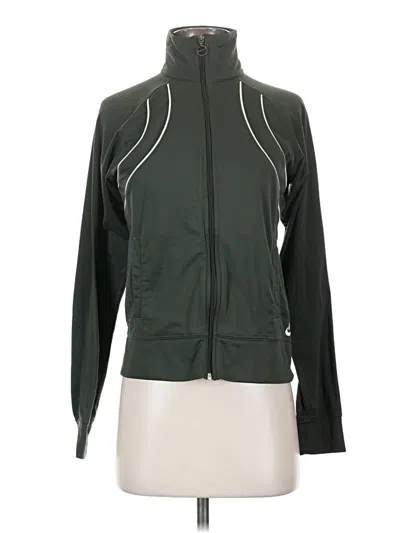 Pre-owned Nike Cardigan Sweater In Green