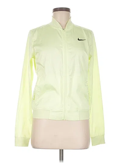 Pre-owned Nike Cardigan Sweater In Green