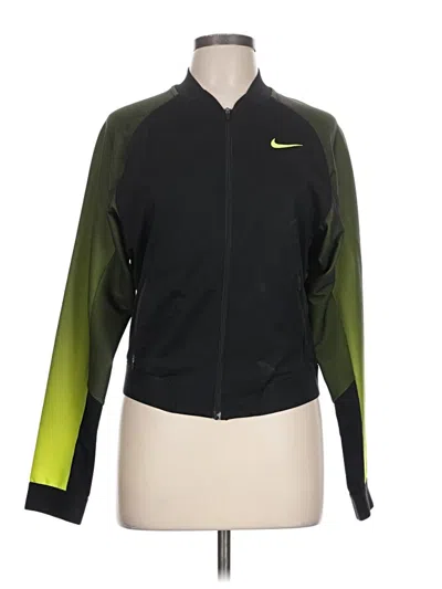 Pre-owned Nike Cardigan Sweater In Green