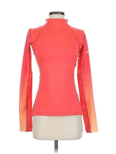 Pre-owned Nike Cardigan Sweater In Orange