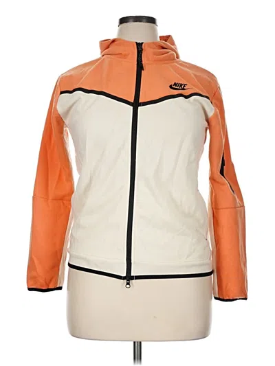 Pre-owned Nike Cardigan Sweater In Orange