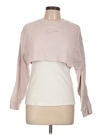 Pre-owned Nike Cardigan Sweater In Pink