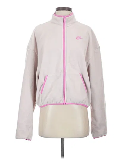 Pre-owned Nike Cardigan Sweater In Pink