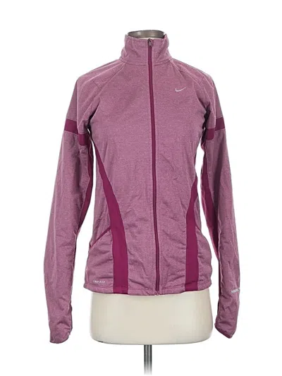 Pre-owned Nike Cardigan Sweater In Purple