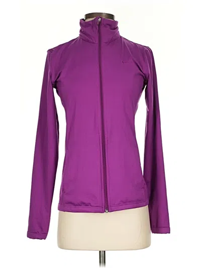 Pre-owned Nike Cardigan Sweater In Purple