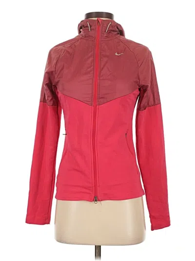 Pre-owned Nike Cardigan Sweater In Red