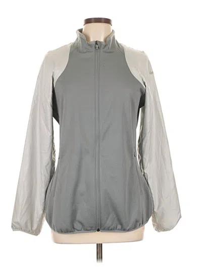 Pre-owned Nike Cardigan Sweater In Silver