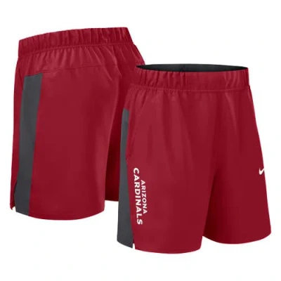 Nike Cardinal Arizona Cardinals Woven Victory Performance Shorts In Red