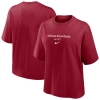 Nike Cardinal Arkansas Razorbacks Boxy T-shirt In Red