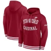 Nike Cardinal Stanford Cardinal Legacy Retro Pullover Hoodie In Red