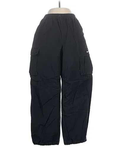 Pre-owned Nike Cargo Pants In Black
