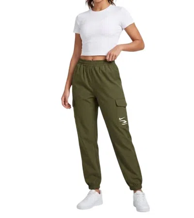 Nike Cargo Pants In Green In Animal Print