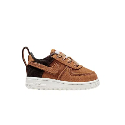 Pre-owned Nike Carhartt Wip X Air Force 1 '07 Premium Td 'ale Brown' | Infant Size 5