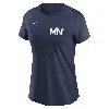Nike Carlos Correa Minnesota Twins City Connect Fuse  Women's Mlb T-shirt In Blue