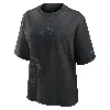 Nike Black Carolina Panthers Boxy T-shirt In Black